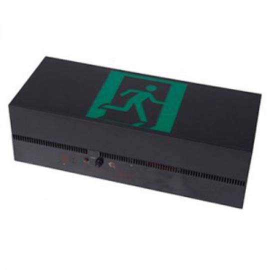 BARDIC PREMIUM 3W LED Maintained Box Exit Body Only - Black