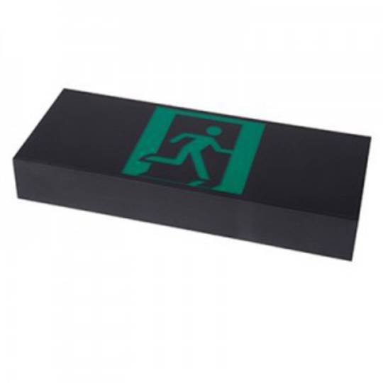 BARDIC PREMIUM Wall Mount Exit Diffuser - RM No Arrow,Black