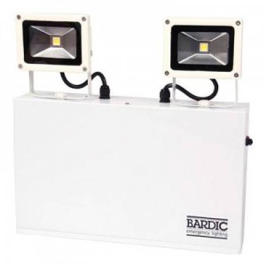 BARDIC PREMIUM indoor 2x10W LED Emergency Twinspot c/w NiCd